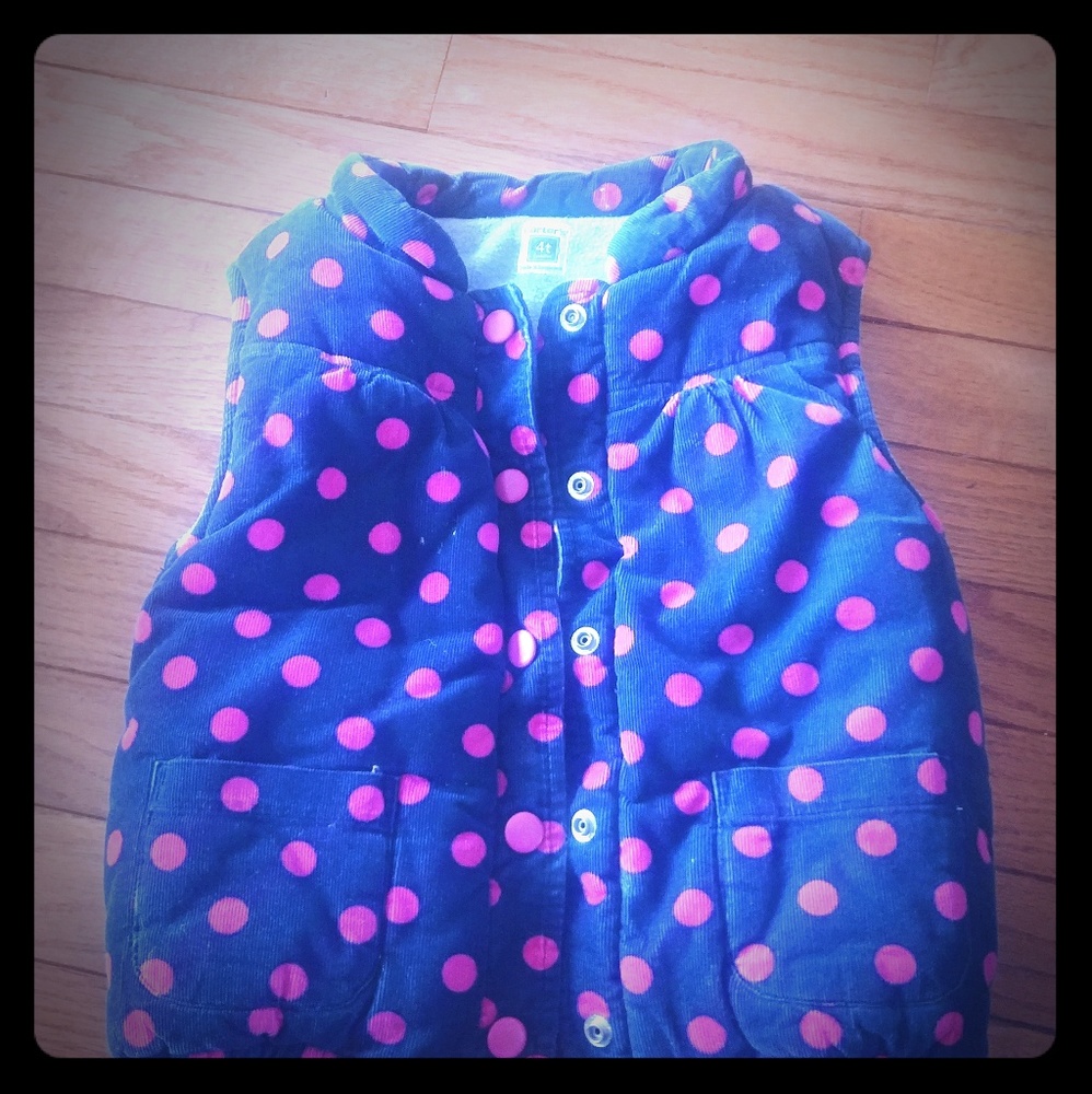 4T girl winter vest